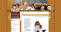 Desktop Screenshot of healthydogs.blogspot.com