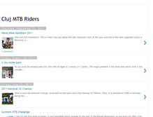 Tablet Screenshot of clujmtbriders.blogspot.com