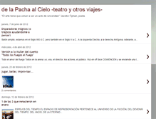 Tablet Screenshot of delapachaalcieloteatro.blogspot.com