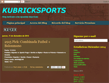 Tablet Screenshot of kubricksports.blogspot.com