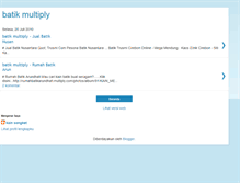 Tablet Screenshot of batikmultiply.blogspot.com