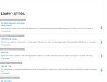 Tablet Screenshot of laurensmiles.blogspot.com