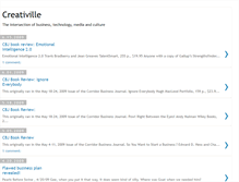 Tablet Screenshot of creativille.blogspot.com