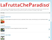 Tablet Screenshot of lafruttacheparadiso.blogspot.com
