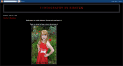 Desktop Screenshot of kirstensphotography.blogspot.com