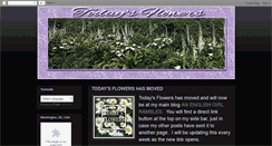 Desktop Screenshot of flowersfromtoday.blogspot.com