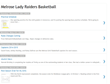 Tablet Screenshot of melroseladyraiders.blogspot.com