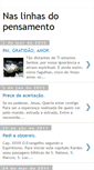 Mobile Screenshot of naslinhasdopensamento.blogspot.com