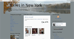 Desktop Screenshot of exilesny.blogspot.com
