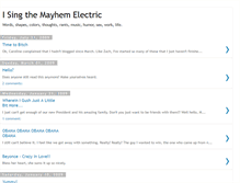 Tablet Screenshot of electricmayhemla.blogspot.com