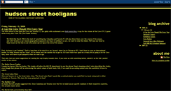 Desktop Screenshot of hudsonstreethooligans.blogspot.com