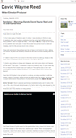 Mobile Screenshot of davidwaynereed.blogspot.com