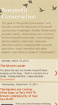 Mobile Screenshot of nonprofitconversation.blogspot.com