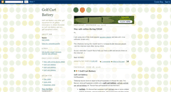 Desktop Screenshot of golfcartbattery.blogspot.com