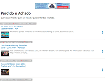 Tablet Screenshot of perdidoeachado.blogspot.com