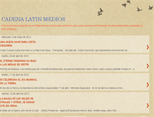 Tablet Screenshot of cadenalatinoamericanademedios.blogspot.com