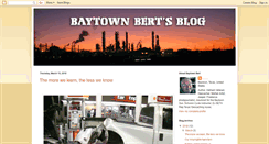 Desktop Screenshot of baytownbert.blogspot.com