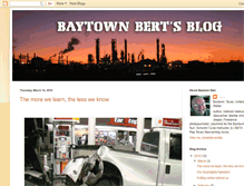 Tablet Screenshot of baytownbert.blogspot.com