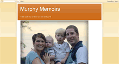 Desktop Screenshot of murphymemoirs.blogspot.com