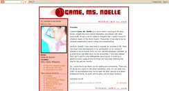 Desktop Screenshot of noelledeg.blogspot.com