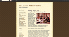 Desktop Screenshot of canadian-writers-collective.blogspot.com