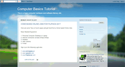 Desktop Screenshot of computerbasicstutorial.blogspot.com