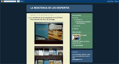 Desktop Screenshot of laresistenciadelosdespiertos.blogspot.com