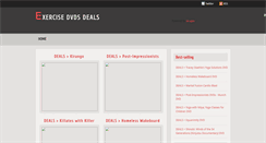 Desktop Screenshot of exercisedvds.blogspot.com
