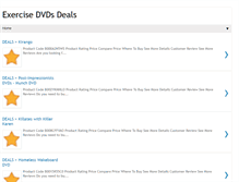 Tablet Screenshot of exercisedvds.blogspot.com