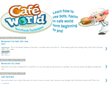 Tablet Screenshot of cafeworldbot-hacks-techniques.blogspot.com