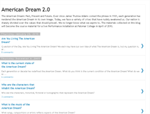 Tablet Screenshot of americandream2-0.blogspot.com