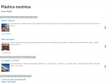 Tablet Screenshot of plasticaescenica.blogspot.com