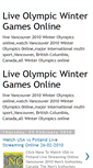 Mobile Screenshot of liveolympicwintergamesonline.blogspot.com