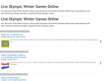 Tablet Screenshot of liveolympicwintergamesonline.blogspot.com