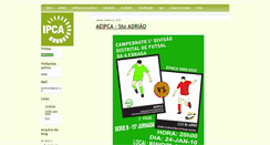 Desktop Screenshot of ipcafutsal.blogspot.com