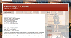 Desktop Screenshot of literaturaargentina2unr.blogspot.com