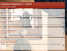 Tablet Screenshot of literaturaargentina2unr.blogspot.com