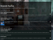 Tablet Screenshot of huellascontemporaneas.blogspot.com
