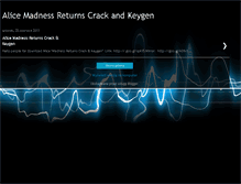 Tablet Screenshot of alicemadnessreturnshack.blogspot.com