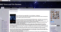Desktop Screenshot of mkpbookandfilmreviews.blogspot.com