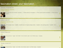 Tablet Screenshot of fascination-closet.blogspot.com
