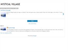 Tablet Screenshot of mystical-village.blogspot.com