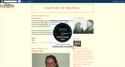 Desktop Screenshot of battlesinseattle.blogspot.com