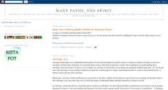 Desktop Screenshot of many-paths-one-spirit.blogspot.com
