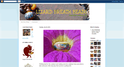 Desktop Screenshot of lizardbreathbeads.blogspot.com