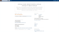 Desktop Screenshot of joyasdescuento.blogspot.com