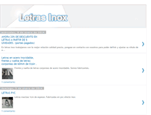 Tablet Screenshot of letrasinox.blogspot.com