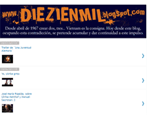 Tablet Screenshot of diezienmil.blogspot.com