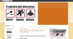 Desktop Screenshot of ilcantieredellalternativa.blogspot.com