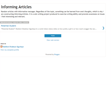 Tablet Screenshot of informingarticles.blogspot.com